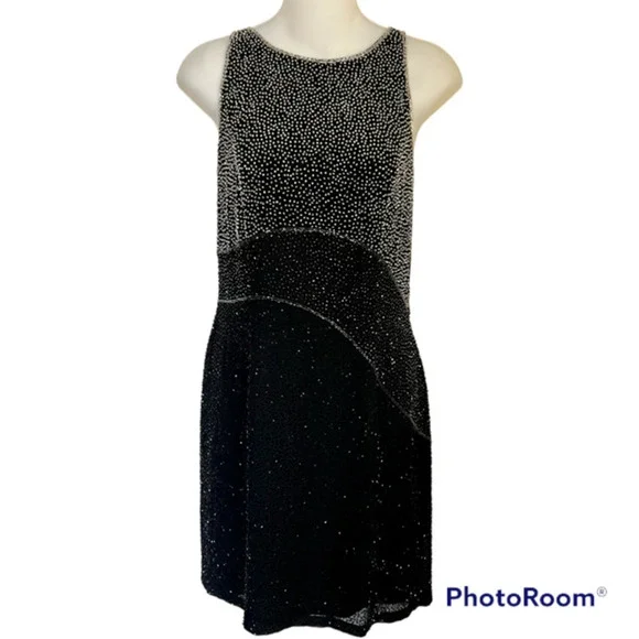 Cache | Dresses | Vintage Cache All Over Glass Beaded Black Silver Sheath Dress Size 6 | Poshmark Cache | Dresses | Vintage Cache All Over Glass Beaded Black Silver Sheath Dress Size 6 | Poshmark